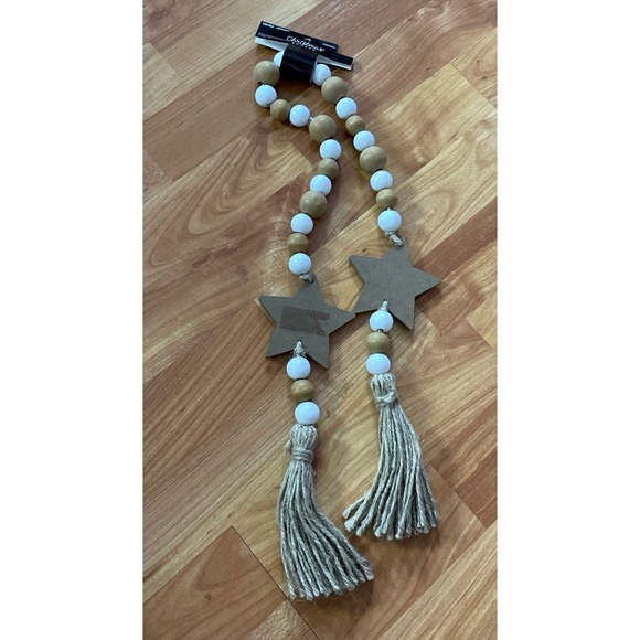 Wooden Garland | Natural home‎ decor | Boho | Country Decor - Picture 2 of 2